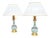 Antique Celadon Porcelain Lamps, Set of 2 For Sale