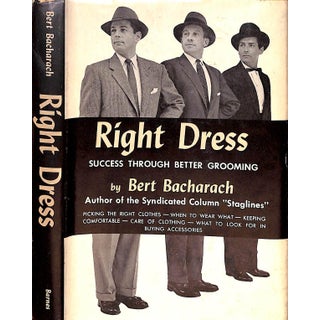 "Right Dress; Success Through Better Grooming" Bacharach, Bert 1955 For Sale