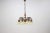 1980s Large 6-Armed Brass Chandelier, 1980s For Sale - Image 5 of 11