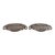 Pair of Antique 4 In. Cast Iron Victorian Bin Pulls For Sale