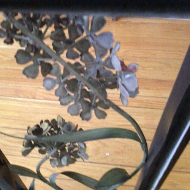 Hand Crafted Metal Hydrangea Wall Art For Sale - Image 10 of 13