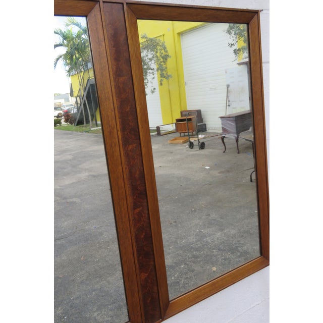 Mid Century Modern Large Vanity Dresser Bathroom Wall Mirror 6243 For Sale - Image 14 of 18