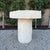 Modern Late 20th Century Limestone Outdoor Table or Pedestal 31" For Sale - Image 3 of 14