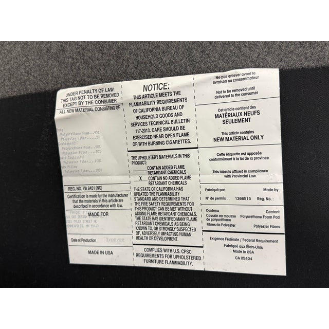 Blu Dot Bloke Chaise Lounge For Sale - Image 10 of 12