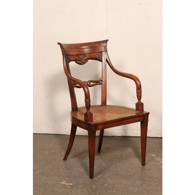 19th Century English Cane-Seat Armchairs- Set of 2 For Sale - Image 10 of 10