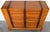 French Moderne Style Leather-Strapped Six-Drawer Chest Manner of Jacques Adnet For Sale - Image 12 of 14