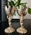 Vintage Renaissance Style Cherub/ Putti Gold Plated Metal Candle Holders, Eggs Cups - A Pair For Sale - Image 9 of 12