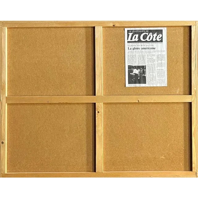 Jean Krille, Landscape 154, Oil on Masonite, 1989 For Sale - Image 10 of 11