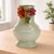 Kenneth Ludwig Chicago Floral Embossed Metal Vase 9.5"H For Sale - Image 4 of 4
