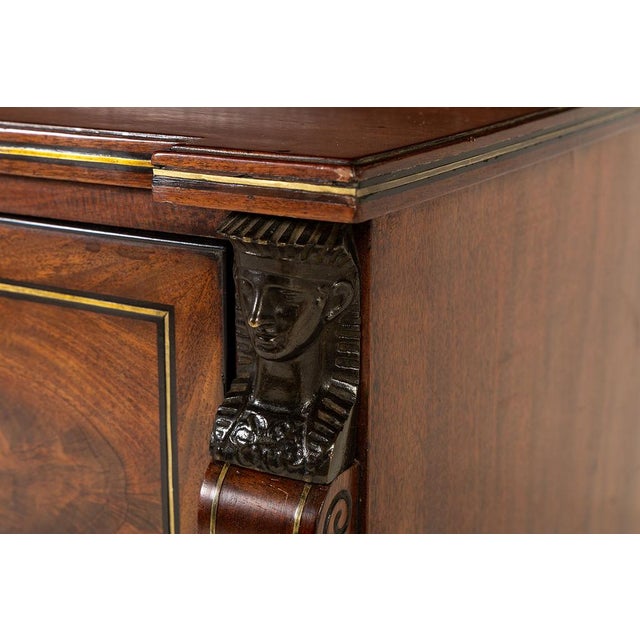 English Regency Bookcase in Mahogany For Sale - Image 12 of 18