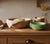 Glass Mid 20th Centur yAnchor Hocking Fire King Jadeite Jane Ray Coupe Soup Bowls - Set of 8 Double Stamped For Sale - Image 7 of 11