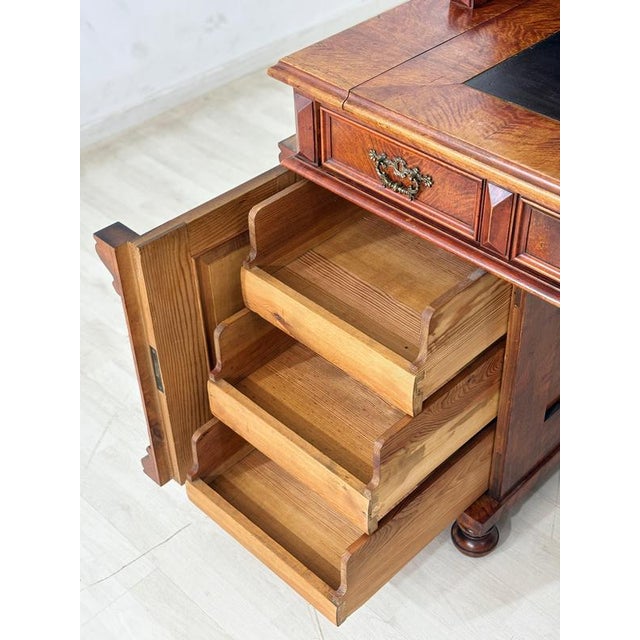 Antique Gründerzeit Writing Desk, 1880 For Sale - Image 6 of 18