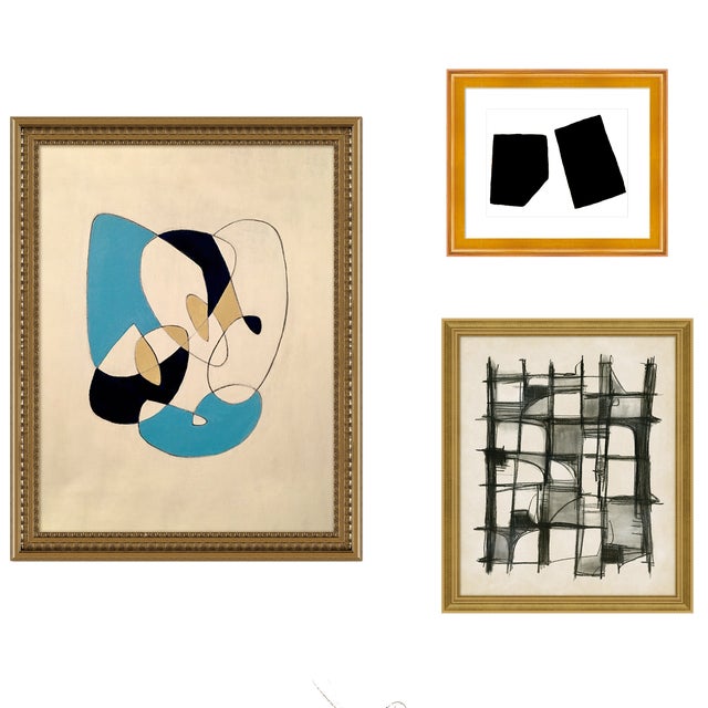 Abstract Gallery Wall, Set of 3 Chairish