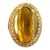 Mid 20th Century Etruscan Revival 18k Gold Citrine Charm Pendant For Sale In Las Vegas - Image 6 of 10
