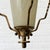 Cream Mid-Century Scandinavian Pendant Lamp in Brass and Glass, Sweden, 1950s For Sale - Image 8 of 11