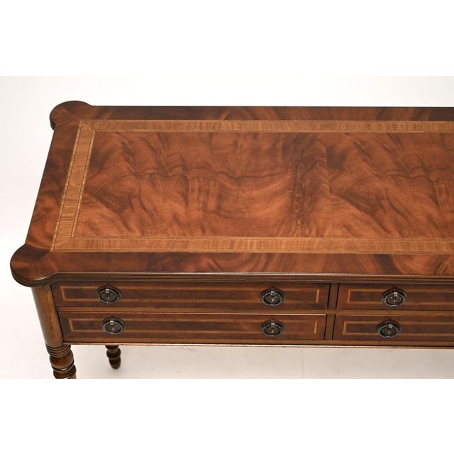 Vintage Georgian Style Console Table, 1950 For Sale - Image 6 of 10