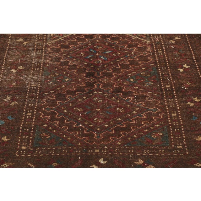 Antique Persian Malayer Rug, 03'00 X 06'10 For Sale - Image 4 of 9