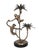 Maitland - Smith Pair of Maitland Smith Bronze Candelabra W/ Monkeys & Palm Trees For Sale - Image 4 of 6