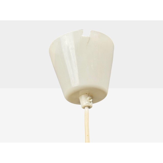 1970s Swedish Modern, Pendant Light, Fabric, Plastic For Sale - Image 10 of 10