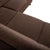 Brown Flex Plus Fabric Corner Sofa in Brown with Manual Function by Ewald Schillig For Sale - Image 8 of 18