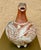 Mexican folk art ceramic ewer with goose form, with hand painted details 11” height 9” width 12” depth