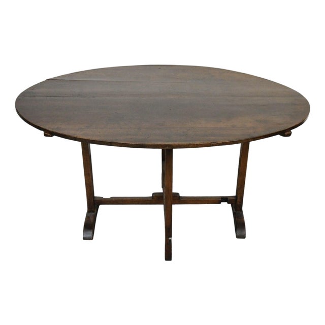 French 19th Century Tilt Top Wine Tasting Table For Sale