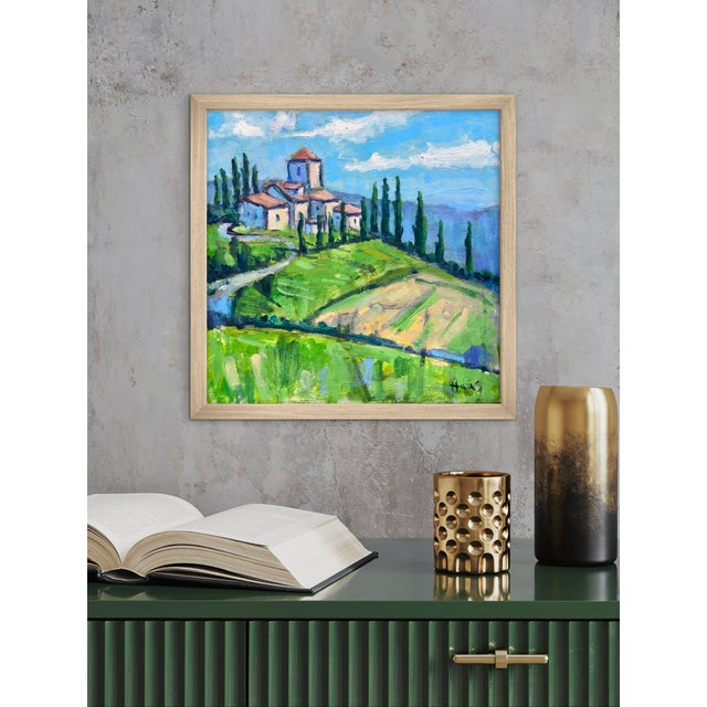 Tuscan Hills - Original Oil Painting Landscape Italy For Sale In Reno/Lake Tahoe - Image 6 of 13