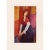 Ruby Red 1958 After Amedeo Modigliani "Portrait of Jeanne Hébuterne", First Edition Full-Color Print For Sale - Image 8 of 9