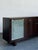 Vintage Frosted Glass Door Ebony Sideboard For Sale - Image 4 of 15