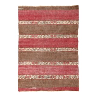 Tribal Kurdish Handwove Floor Kilim-2' 5'' X 3' 7'' For Sale