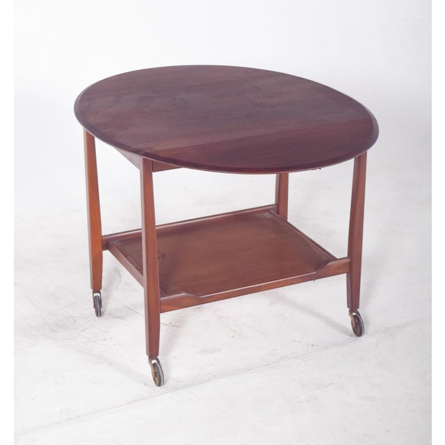 Mid-Century Modern Danish Tea Trolley with Flaps, 1960 For Sale - Image 11 of 12