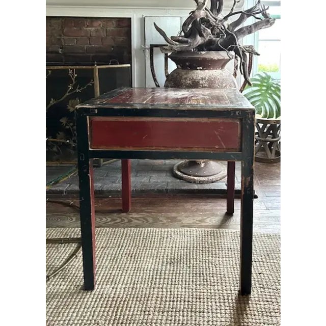 Mid 20th Century Antique Asian Wood Desk For Sale - Image 5 of 8