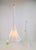 Large Handmade Trumpet Glass Pendant Lamps by Jaslo Glass, 1980, Set of 2 For Sale - Image 3 of 13