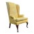 Vintage Queen Anne High Wingback Armchair For Sale