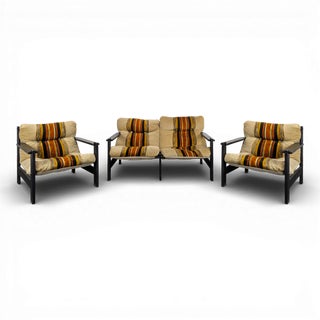 Scandinavian Sofa and Armchairs, Set of 3 For Sale