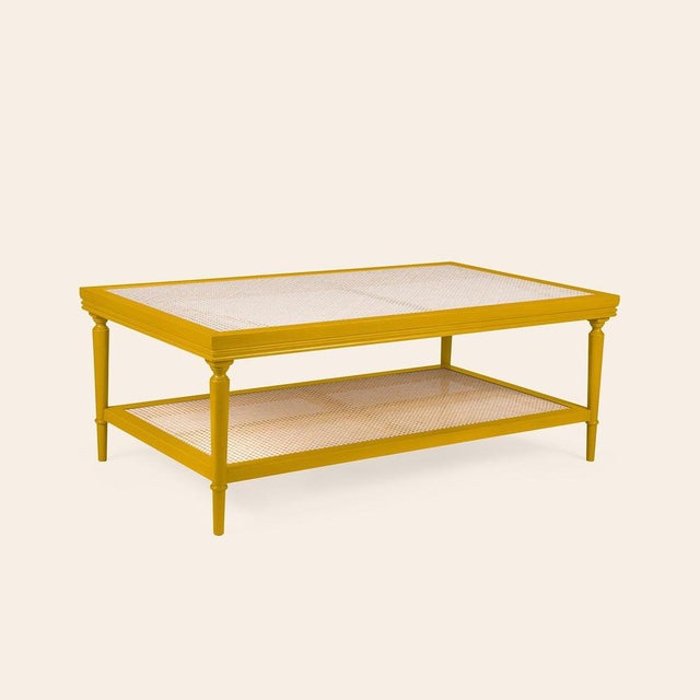 Mustard Gaia Coffee Table by Ceraudo For Sale - Image 6 of 6