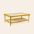 Mustard Gaia Coffee Table by Ceraudo For Sale - Image 6 of 6