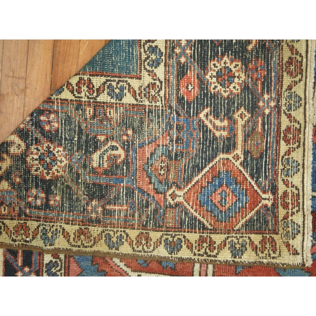 Early 20th Century Early 20th Century Antique Serapi Rug - 10' x 13'6" For Sale - Image 5 of 11