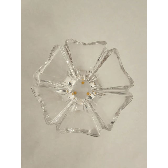 Vintage Corona Crystal Vase by Lars Hellsten for Orrefors, 1970s For Sale - Image 9 of 10