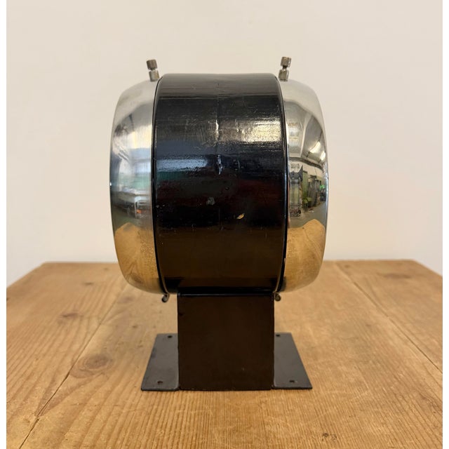 Vintage Black Kappa Ship Double Sided Wall Clock, 1980s For Sale - Image 13 of 18