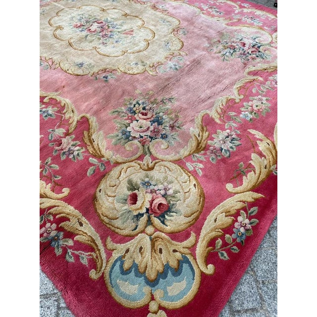 Textile Large French Savonnerie Rug, 1890s For Sale - Image 7 of 18