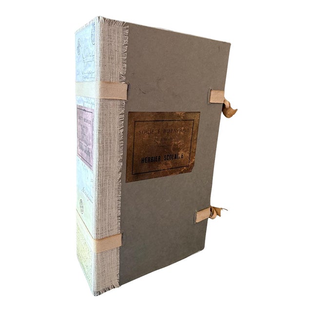 Restoration Hardware Oversized 18th C French Handcrafted Journal Large Decorative Book For Sale