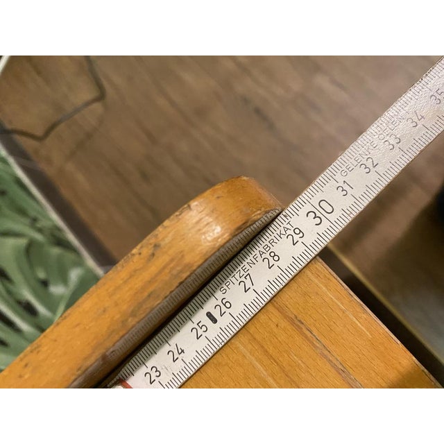 Mid-Century German Red, Yellow and Black Formica Shoe Cabinet, 1950s For Sale - Image 18 of 18