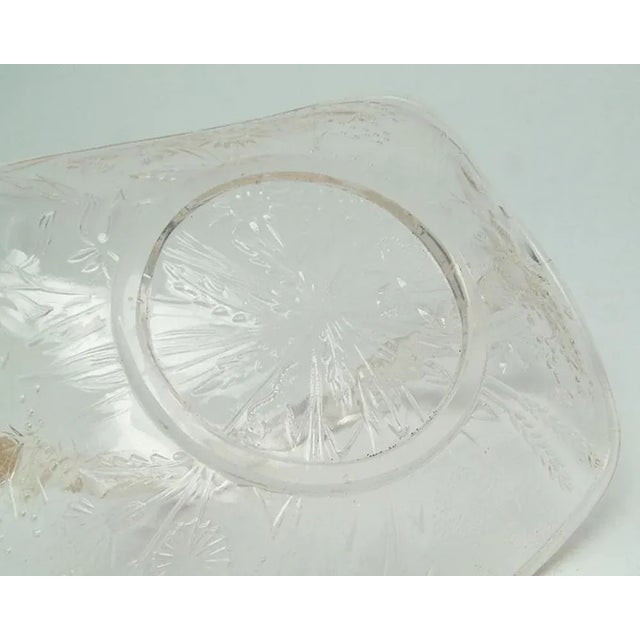 Art Nouveau Basket from Ząbkowice Glassworks, Poland, 1930s For Sale - Image 3 of 9