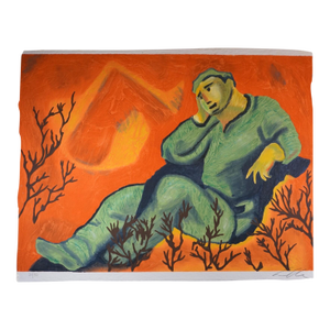 1980s Sandro Chia Untitled #4 Carborundum Etching on Hand Made Paper