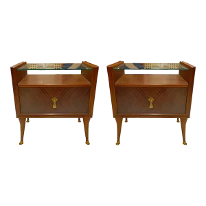 Italian Nightstands, Set of 2