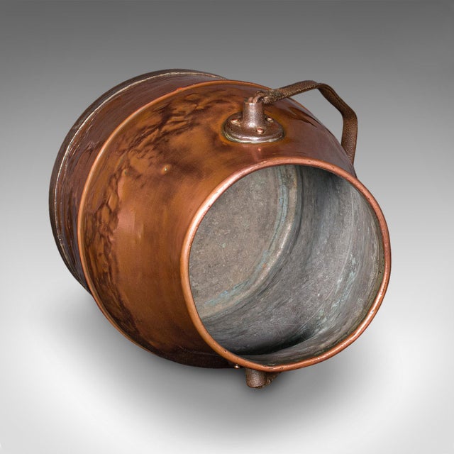 Vintage Dairy Set, English Copper, Milk Churn, Pail, Country Kitchen, Circa 1950 For Sale - Image 12 of 12
