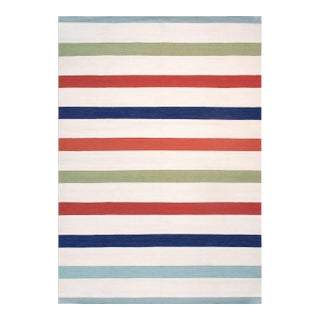 2020s Pasargad Home Hampton Indoor/Outdoor Area Rug, 9' 9" X 13' 9", Ivory For Sale