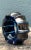 Contemporary Vintage Blue Sculptural Art Glass Gear Sculpture For Sale - Image 3 of 12