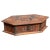 Indian Vintage Rustic Hand Carved Solid Wood Box For Sale - Image 3 of 3
